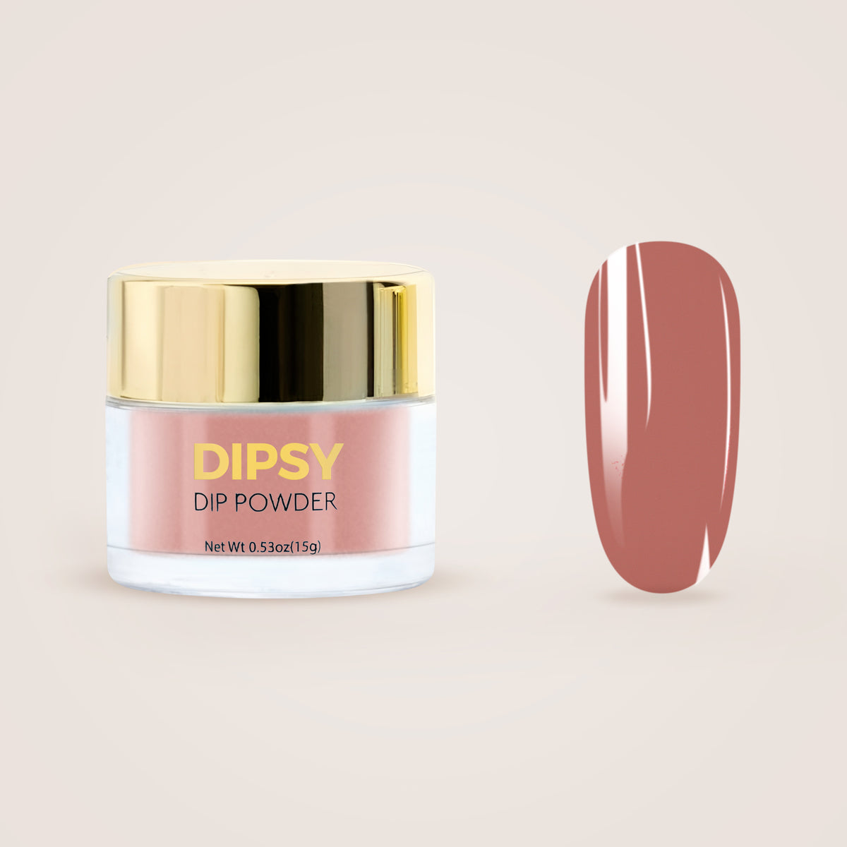Rosybrunt dopppulver