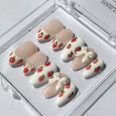 Strawberry Ballet | Handgjorda press-on-naglar